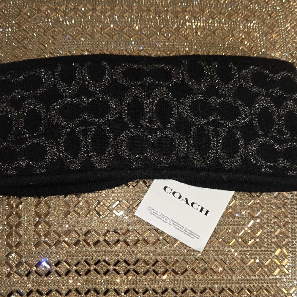 Coach Black Headband - Picture 4 of 5